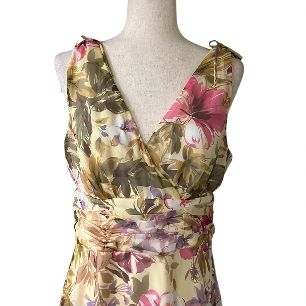 Connected Appareal Floral Midi Dress - Picture 8 of 8